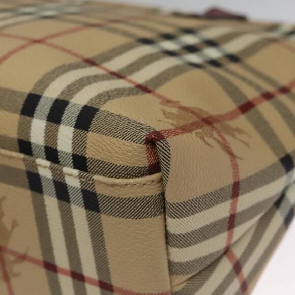 Burberry Nova Check Tote Bag Pvc Beige - Picture 15 of 16